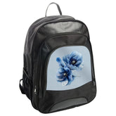 Blue Poppy Flower Backpack, Floral School Bag, Botanical Travel Back Pack, Elegant Gift, Cute Backpacks for Girls, Cool Bookbag, Kids - Tawshia